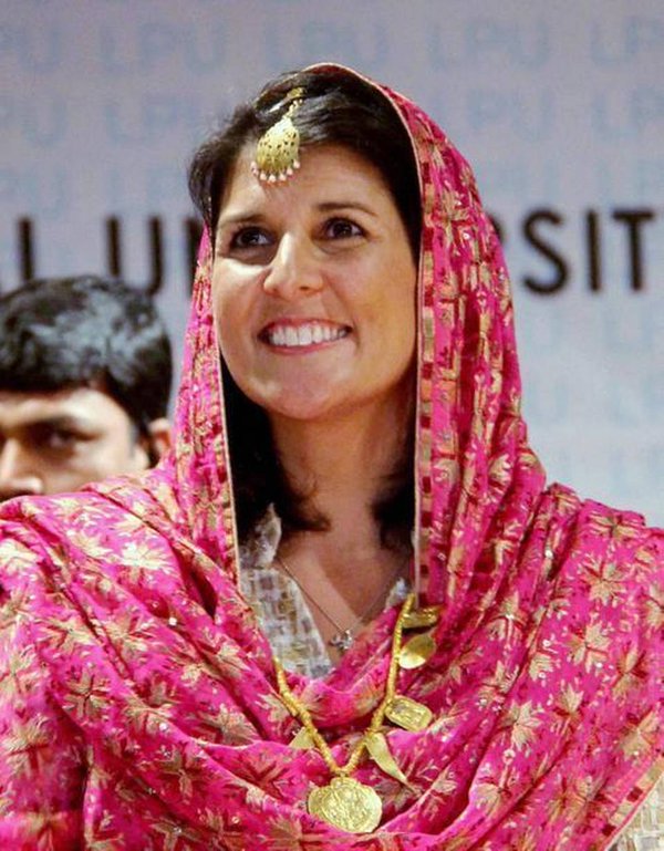 Nikki Haley, alias Nimrata Randhawa, nouvelle ambassadrice US à l’ONU Le1